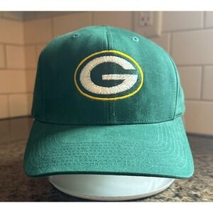 Vintage Green Bay Packers Logo 7  Lightwear Cap Hat Green LED Logo‎ Strap Back